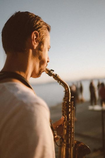 Saxophon Sektempfang